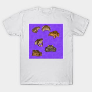 Toads Pattern Purple T-Shirt